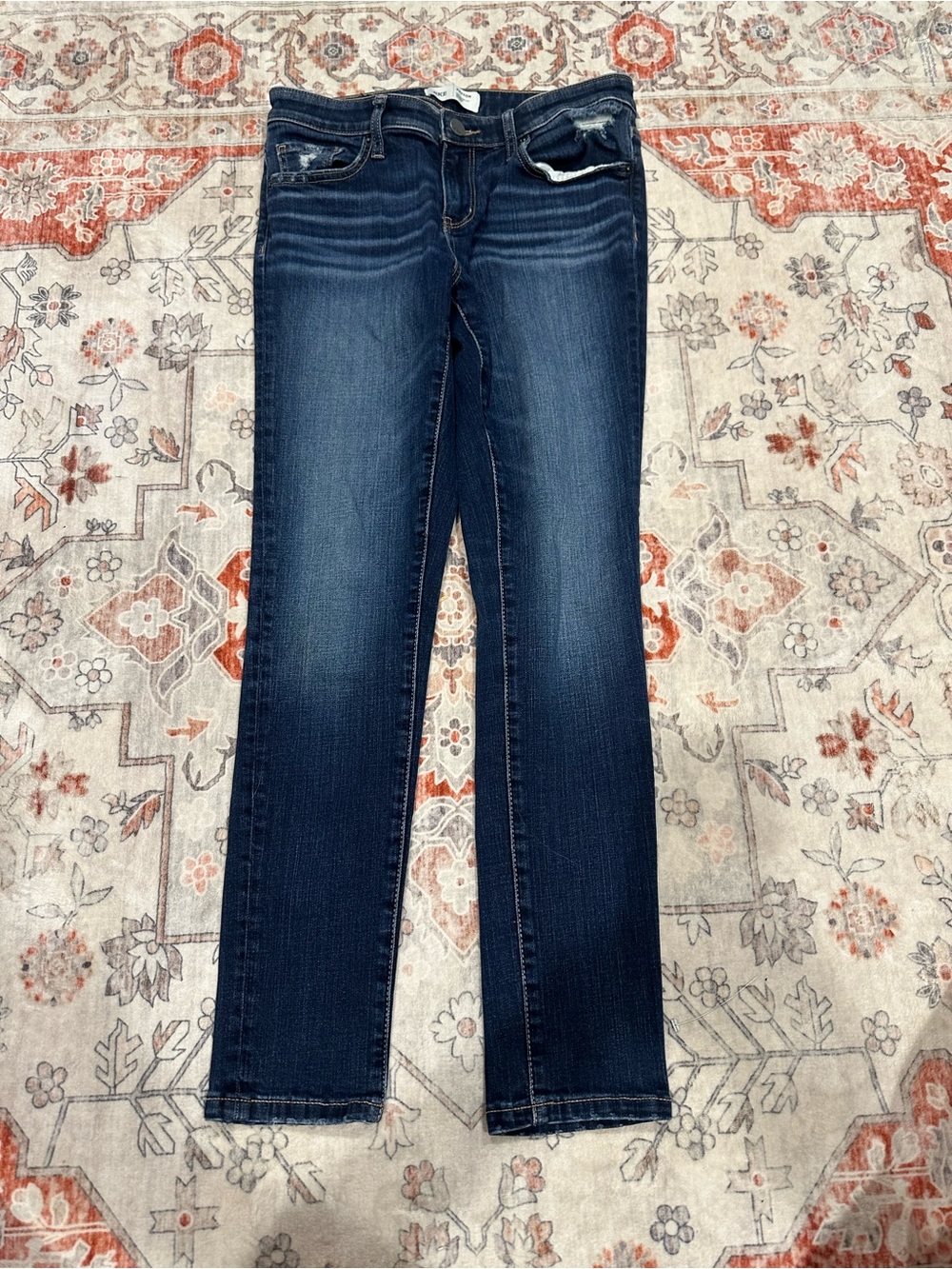 BKE Women's Skinny Jeans - Dark Blue Wash